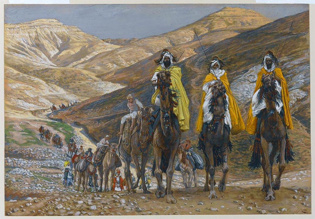 1036x720 Three Kings Day De Los Reyes) Is The Hispanic Christmas Day - Three Kings Painting