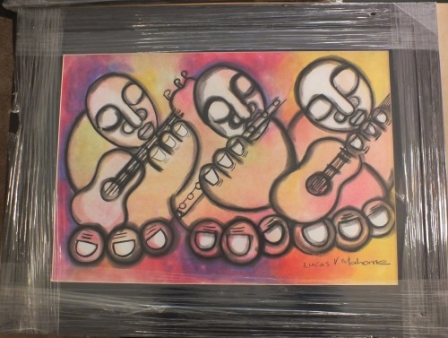 500x377 Paintings - Three Musicians Painting