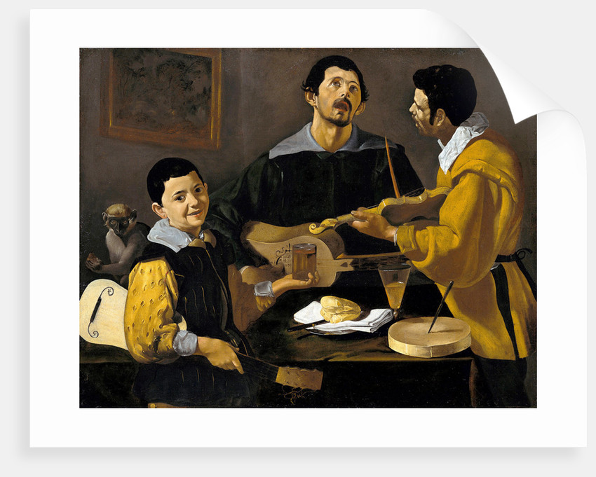 850x681 The Three Musicians Posters Amp Prints By Diego Velazquez - Three Musicians Painting
