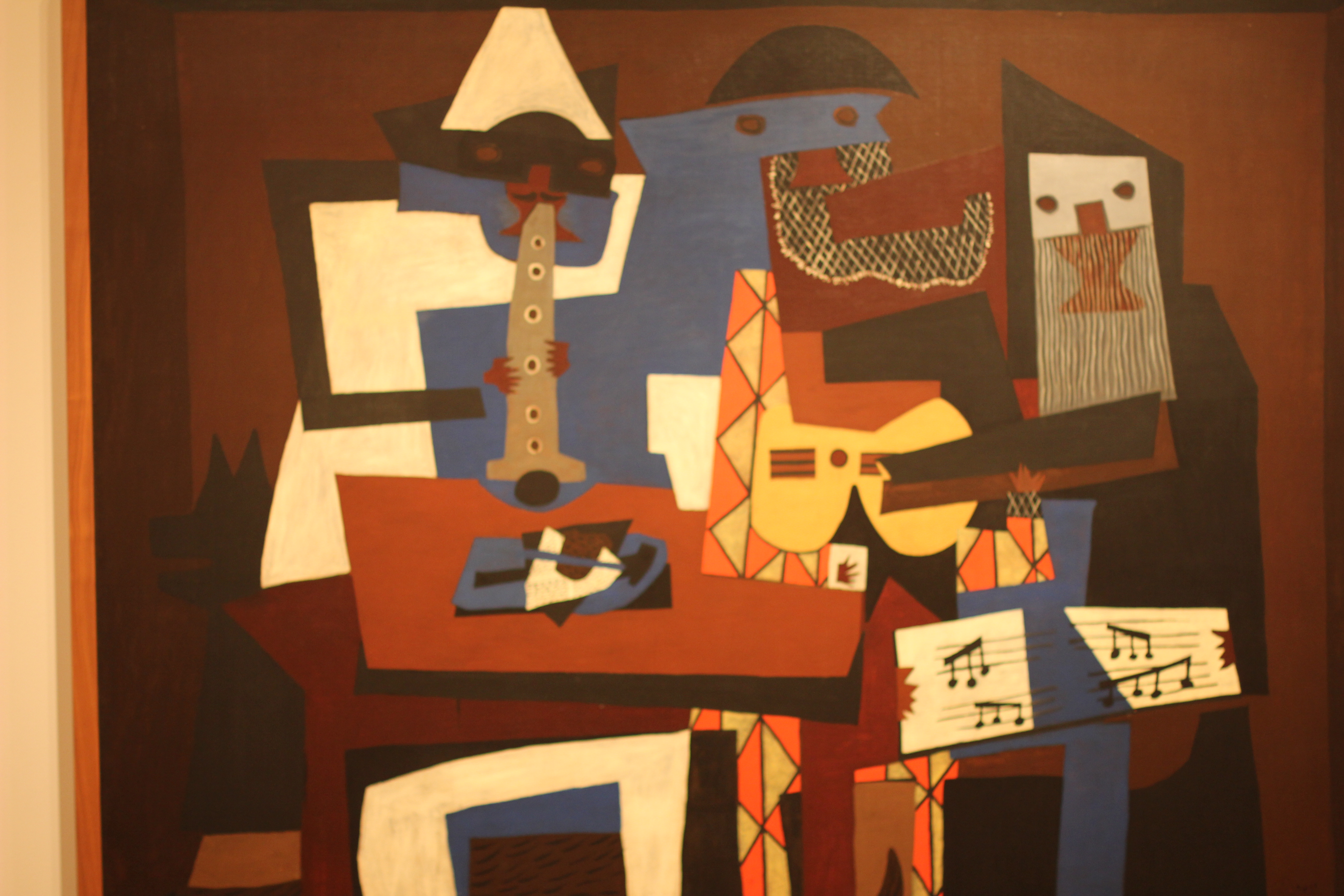 5184x3456 Three Musicians, Picasso Just Write For Me - Three Musicians Painting