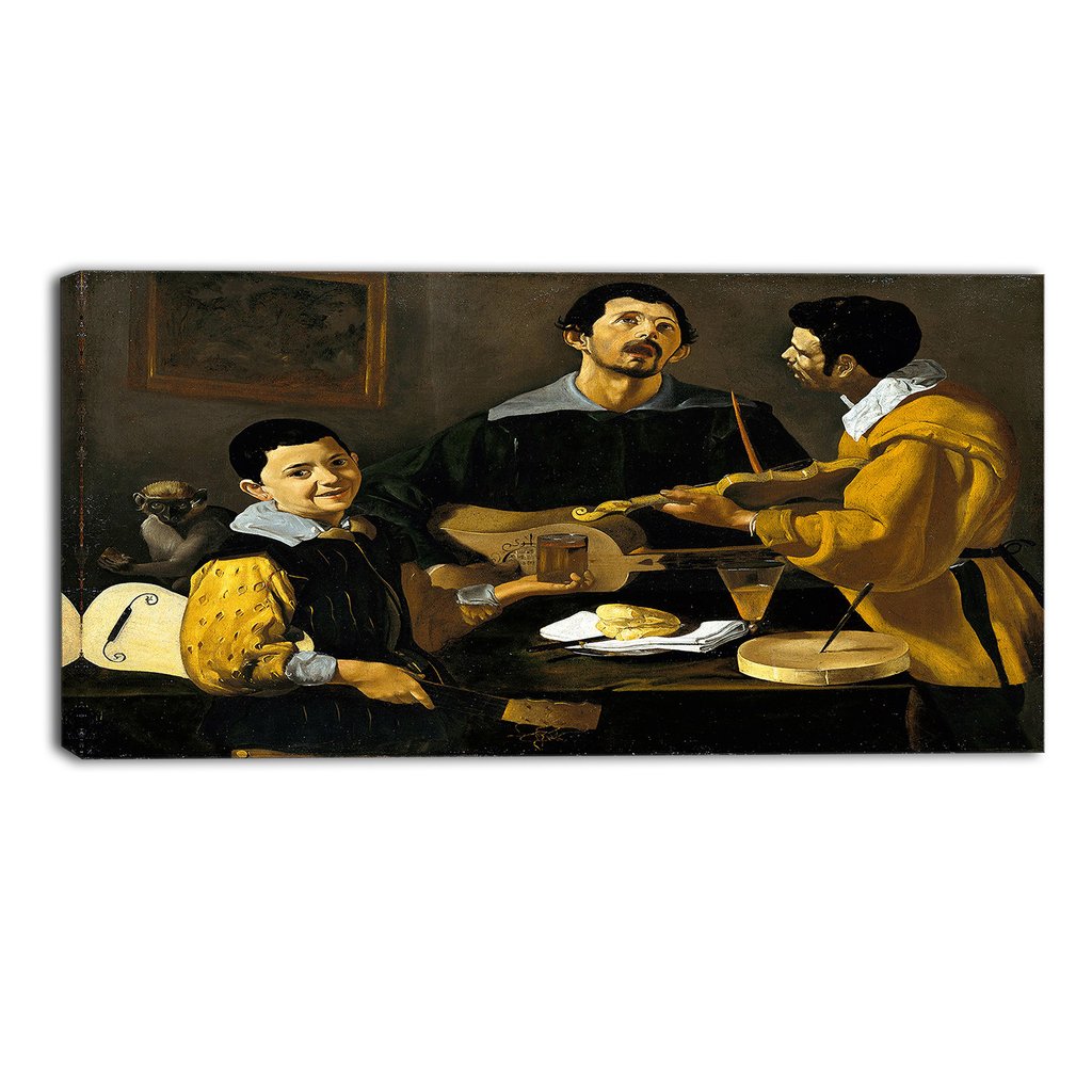 1024x1024 Masterpiece Painting - Three Musicians Painting