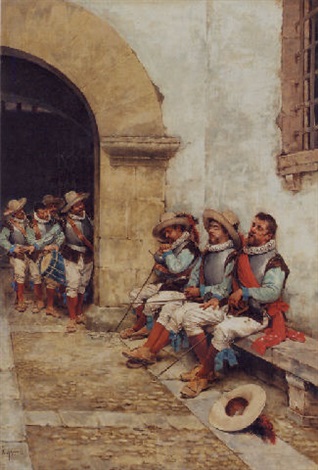 318x470 The Three Musketeers By Agrasot Y Juan On Artnet - Three Musketeers Painting