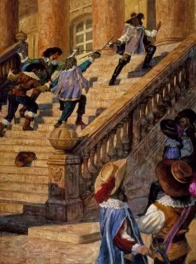 280x378 Tom Kidd Musketeers Toms, Exhibitions And Paintings - Three Musketeers Painting