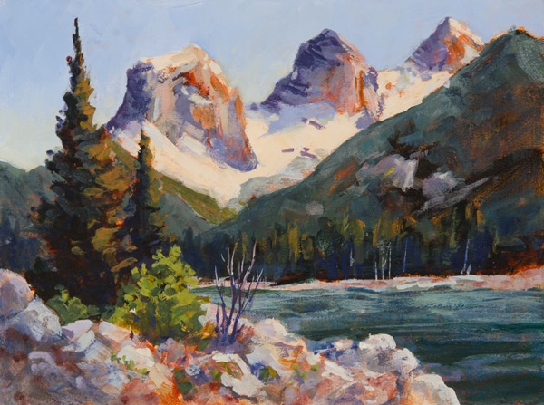 600x447 Sharon Lynn Williams' Art Blog Three Sisters, Acrylic Painting - Three Sisters Painting