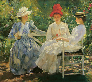 300x267 Three Sisters, C.1890 - Three Sisters Painting