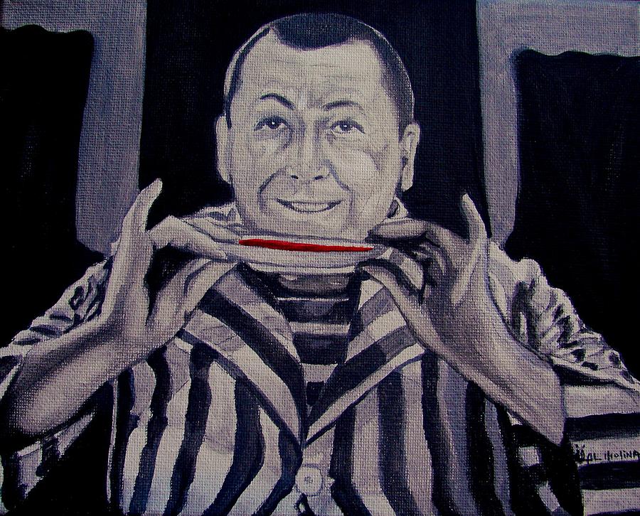 900x726 The Proper Way To Eat Tomato Soup Painting By Al Molina - Three Stooges Painting