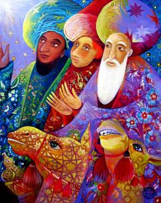 236x296 Three Wise Men In A 6x6 Ceramic Tile By Elizabethglz On Etsy - Three Wise Men Painting