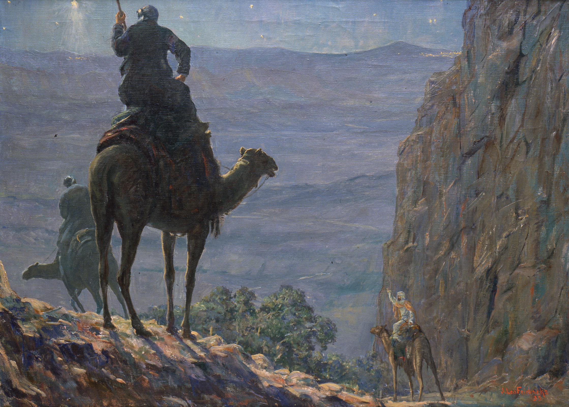 2238x1600 Even The Wise Men Of The Earth Must Follow Divine Direction - Three Wise Men Painting