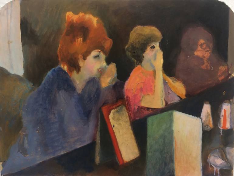 770x578 Saatchi Art Three Women Painting By Angela Kelly - Three Women Painting