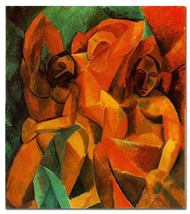 622x700 Three Women - Three Women Painting