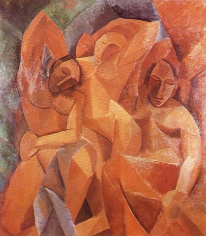 419x480 Three Women - Three Women Painting