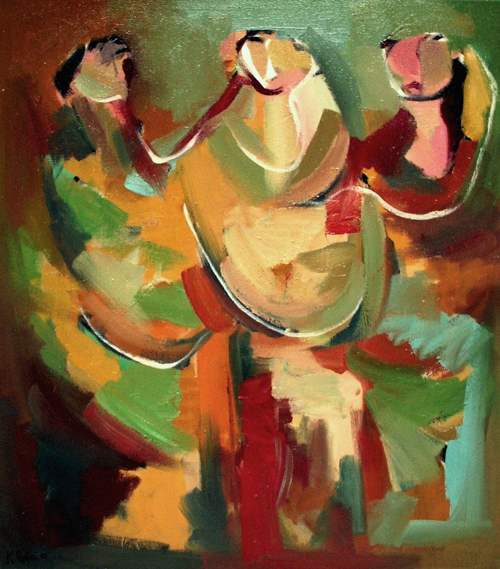 980x1115 Three Women Gallery Jordan Art - Three Women Painting