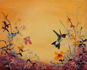 300x240 Glowing Ruby Throat Hummingbird Hummingbirdcolor - Throat Painting