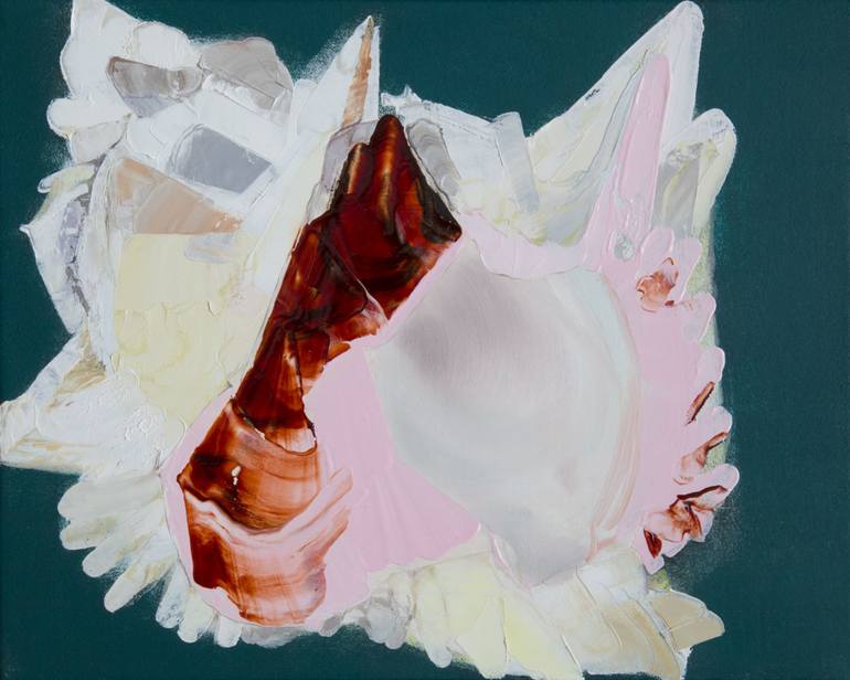 770x616 Saatchi Art Pink Throat Painting By Bennie Reilly - Throat Painting