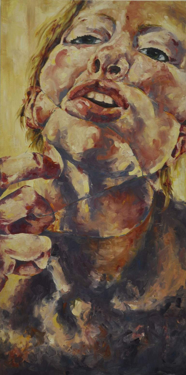 770x1552 Saatchi Art Throat Painting By Melise Hill - Throat Painting