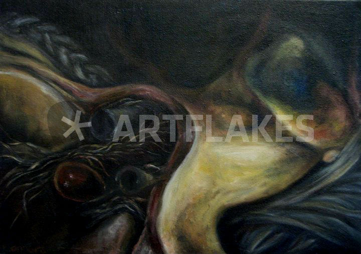 720x507 Throat I Painting Art Prints And Posters By Ann Tigone - Throat Painting