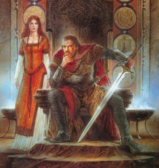 512x541 King On His Throne Scroll Down To View The Paintings. Mouse - Throne Painting