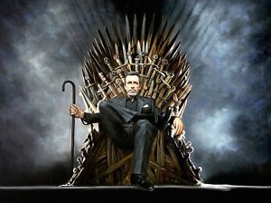 300x224 Superb Rare Original Zen O'Conor Dr Gregory House Iron Throne - Throne Painting