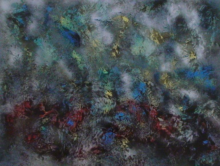 770x583 Saatchi Art Rolling Thunder Painting By Jeffery Bollman - Thunder Painting