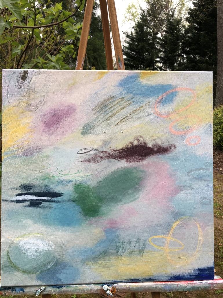 770x1027 Saatchi Art The Thunder Painting By Kristin Kim - Thunder Painting