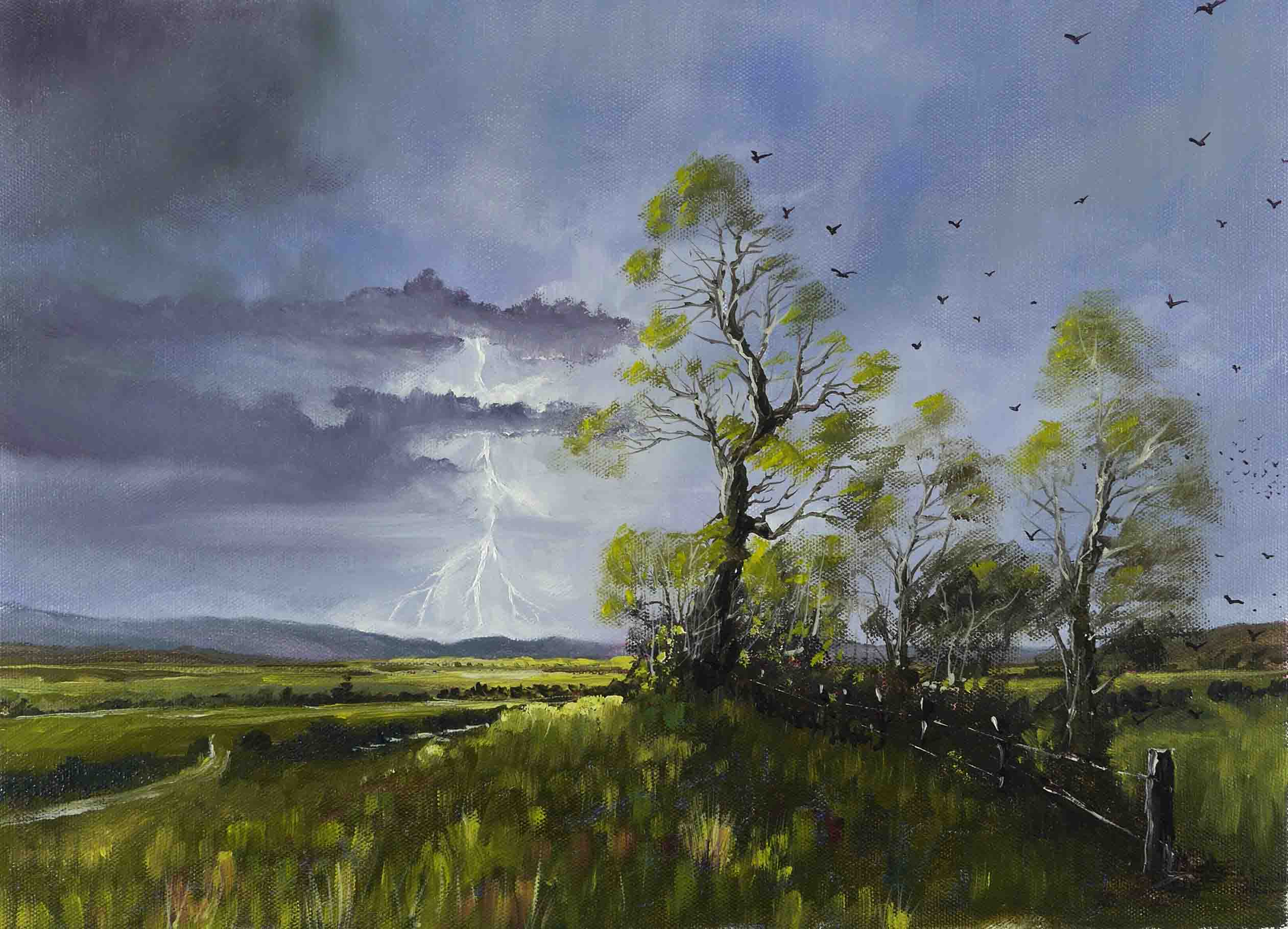 2522x1819 Thunder Pictures - Thunder Painting