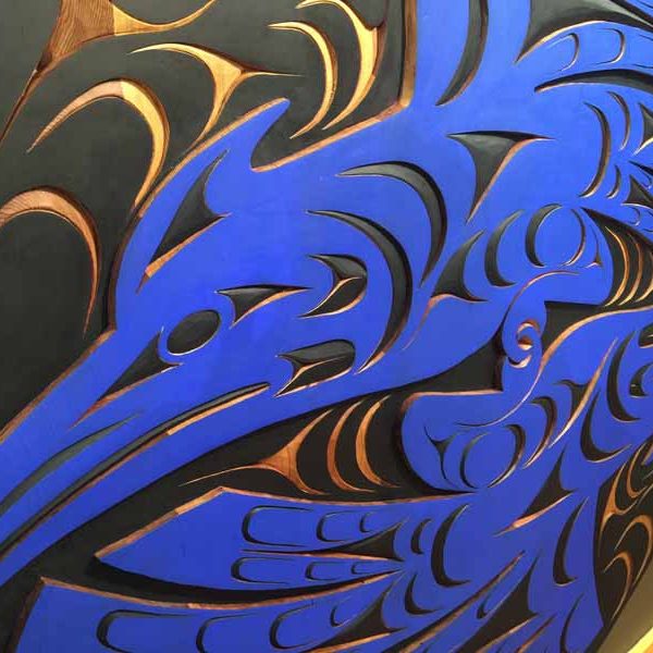 600x600 Thunderbird Panel By Francis Horne Black Tusk Art Gallery Whistler - Thunderbird Painting