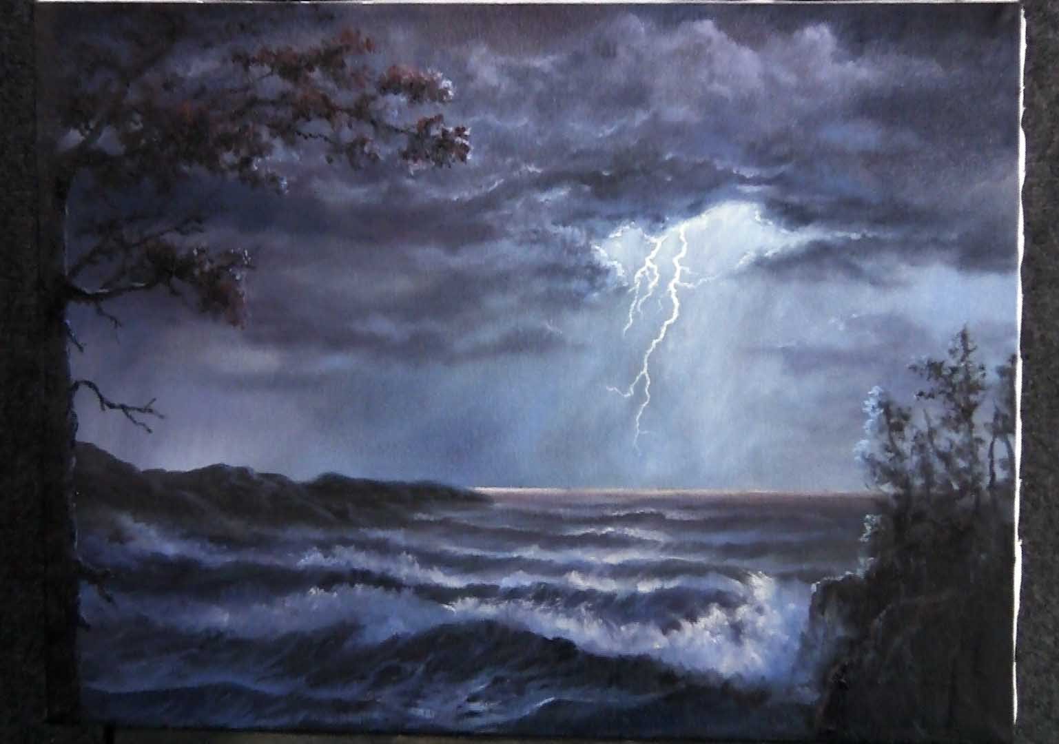 1537x1080 Paint With Kevin Hill - Thunderstorm Painting