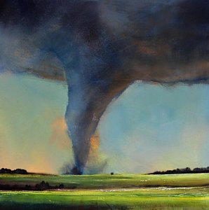 298x300 Thunderstorm Paintings Fine Art America - Thunderstorm Painting