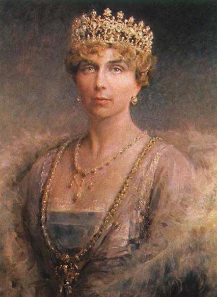 426x583 Ca. 1918 Ena Wearing Star Tiara Grand Ladies Gogm - Tiara Painting