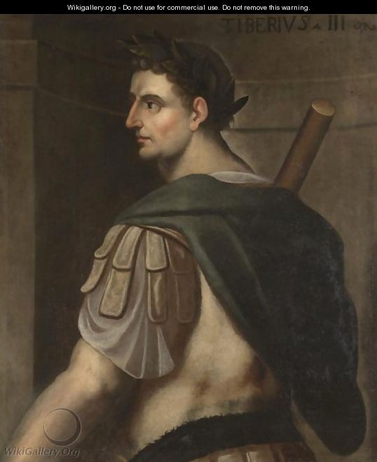 538x660 Portrait Of The Emperor Tiberius, Half Length Standing In Profile - Tiberius Painting