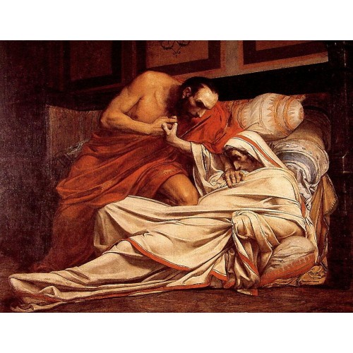 500x500 The Death Of Tiberius - Tiberius Painting