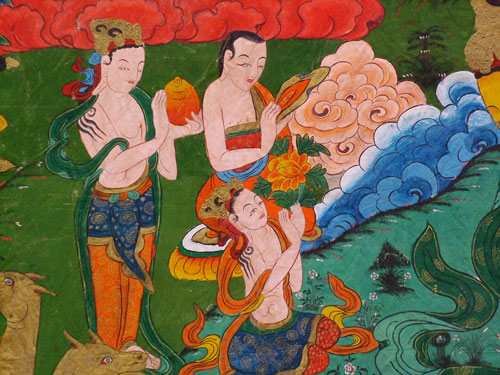 500x375 Tibet Paintings, Painting Of Tibet Buddhist Painting Of Tibet - Tibetan Painting