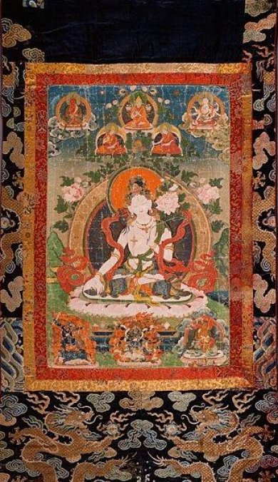 390x676 Pictorial Relationships In Tibetan Thangka Painting And Furniture - Tibetan Thangka Painting