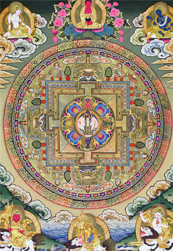 Tibetan Thangka Painting At PaintingValley.com | Explore Collection Of ...