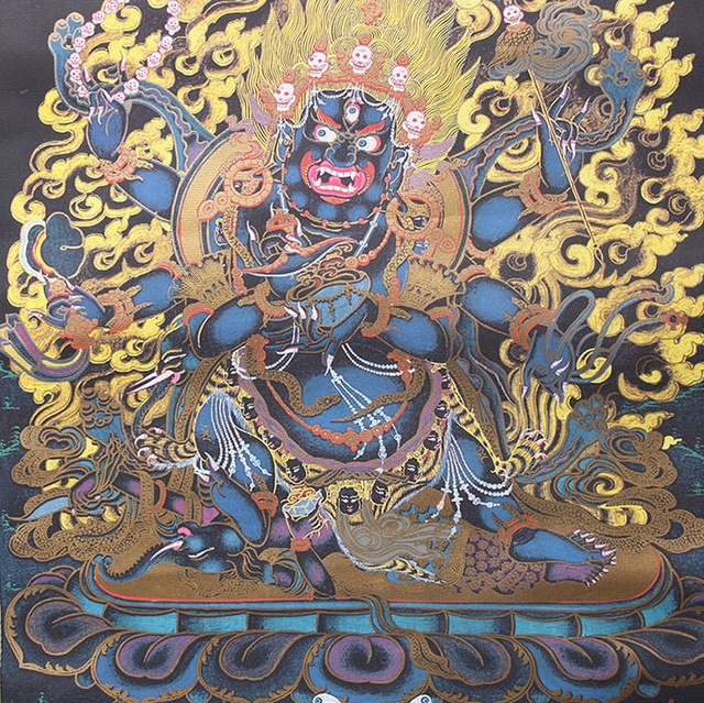 640x639 Tibetan Buddha Tibetan Thangka Painting Scroll Painting Exquisite - Tibetan Thangka Painting