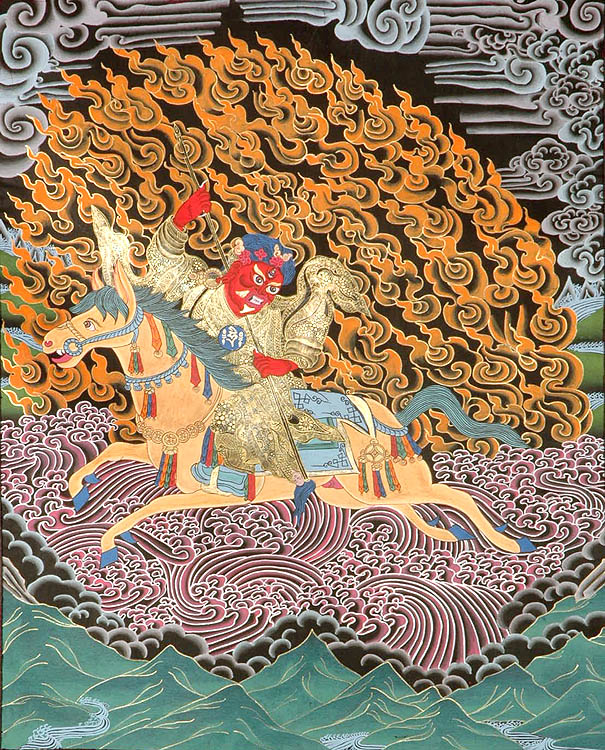 605x750 Filebegtse (Tibetan Thangka Painting).jpg - Tibetan Thangka Painting