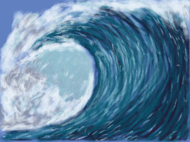 640x480 Art Academy - Tidal Wave Painting
