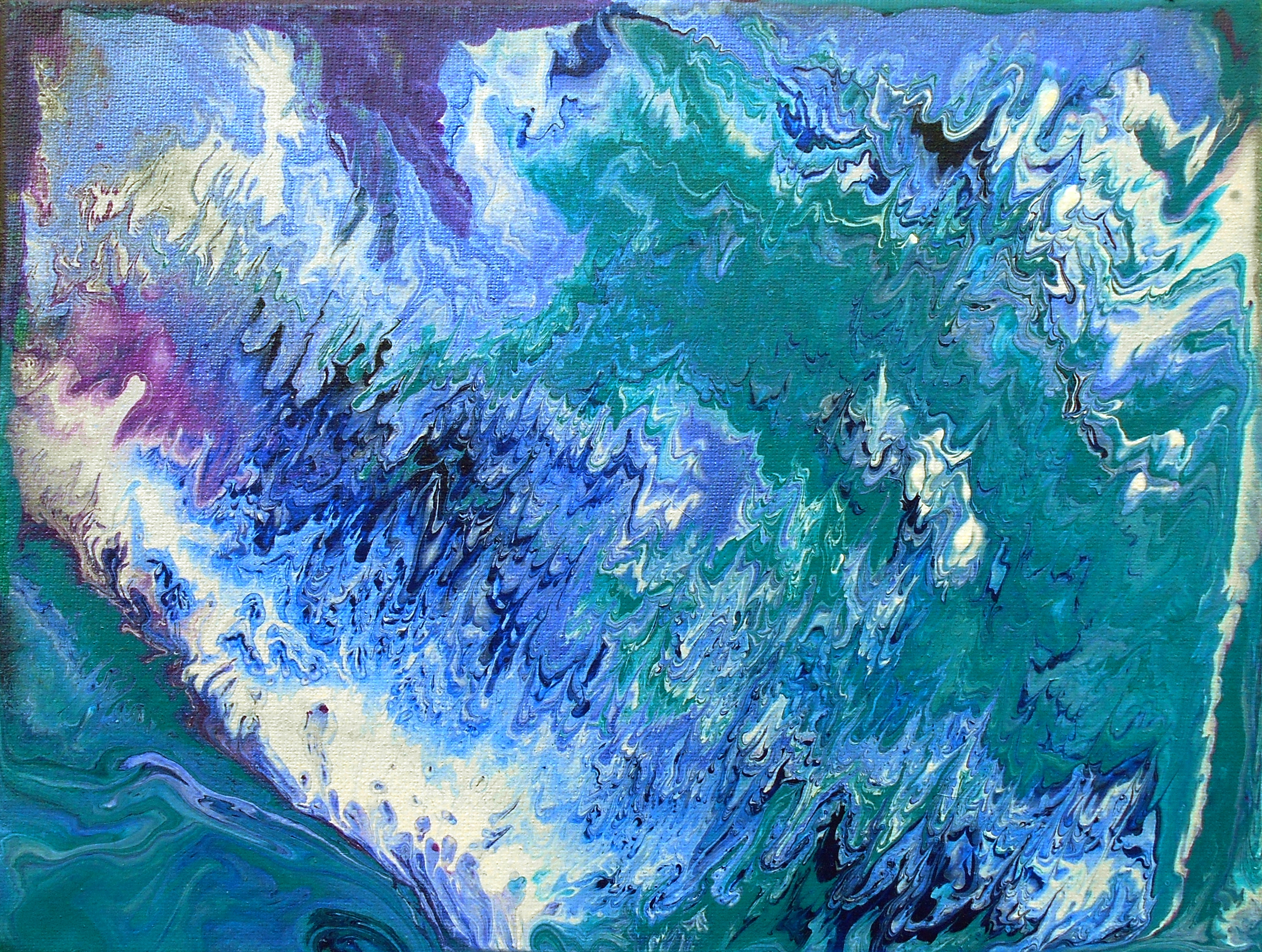 3590x2709 Tidal Wave By Robert Mcconvey - Tidal Wave Painting