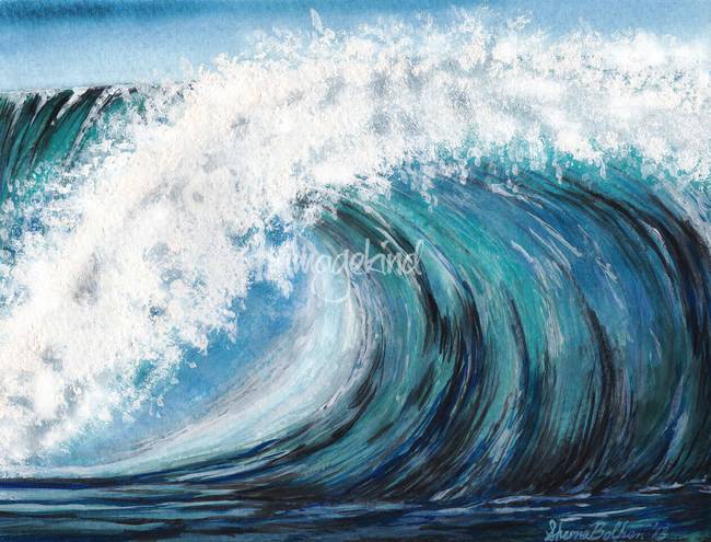 650x495 Tidal Wave By Sheena Pape - Tidal Wave Painting