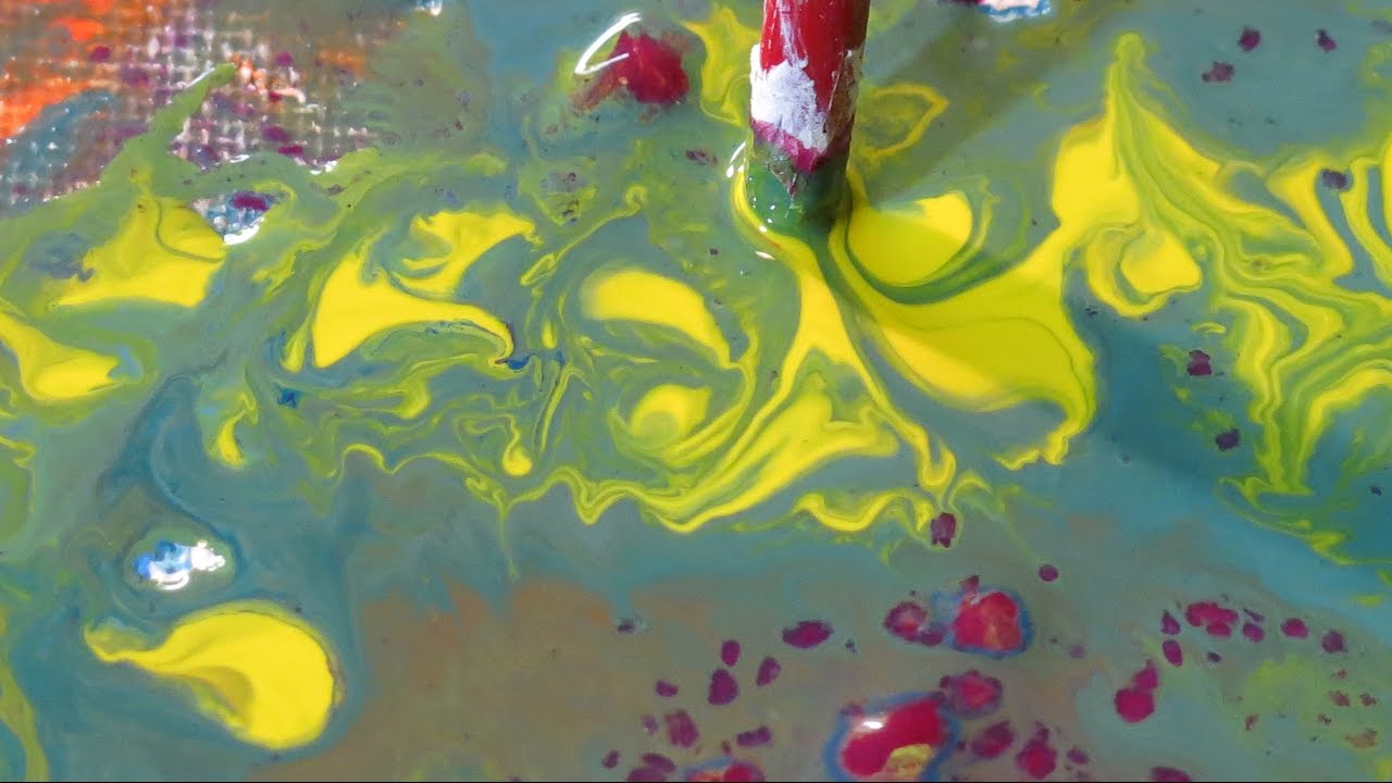 1280x720 How To Paint A Tie Dye Picture. - Tie Dye Painting