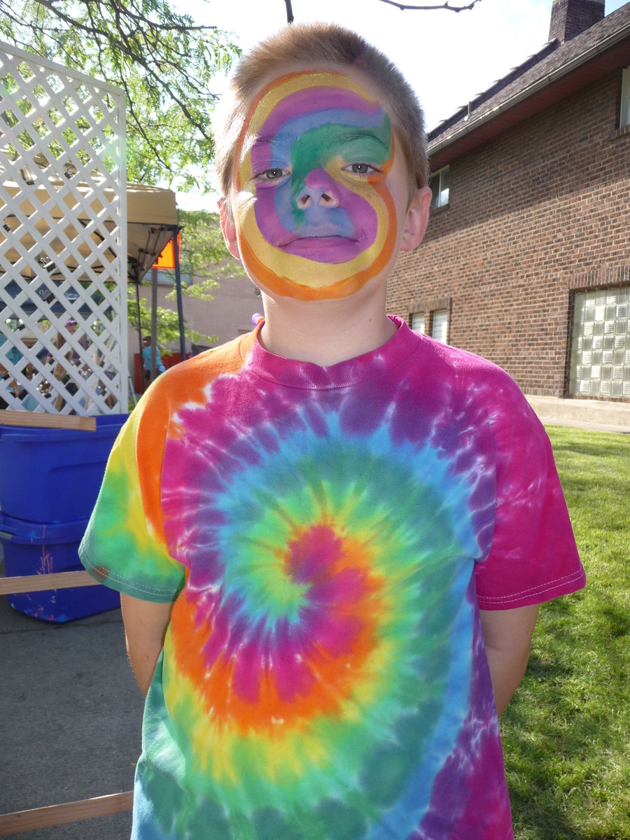 900x1200 Tie Dye Boy By Myzmuddy - Tie Dye Painting