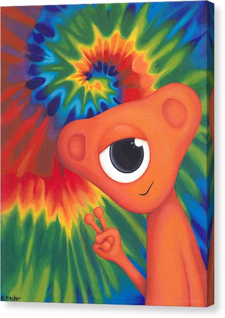 440x622 Tie Dye Persy Painting By Cori Pitcher - Tie Dye Painting On Canvas