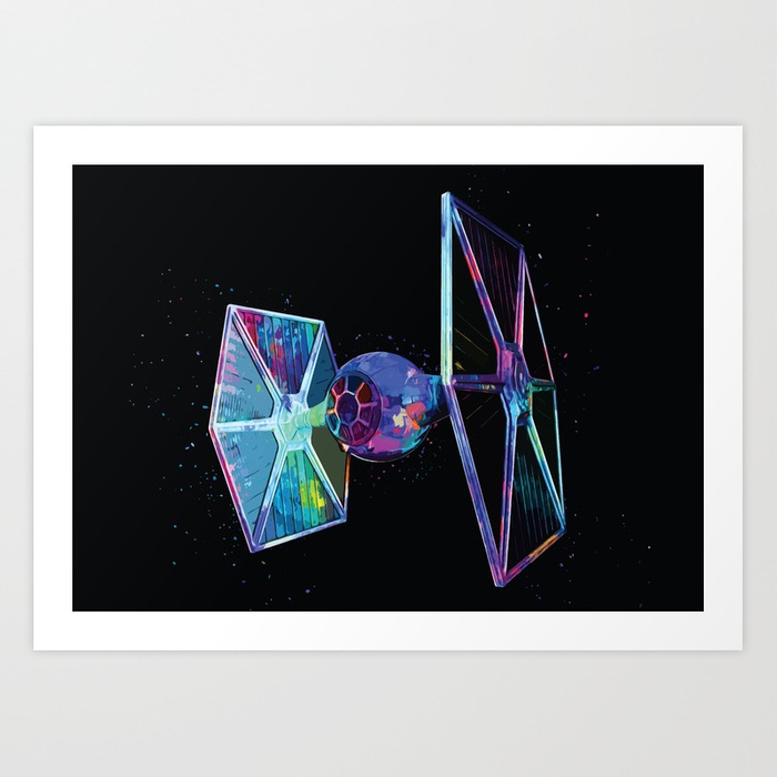 Tie Fighter Painting At PaintingValley Com Explore Collection Of Tie   Tie Fighter Painting 18 