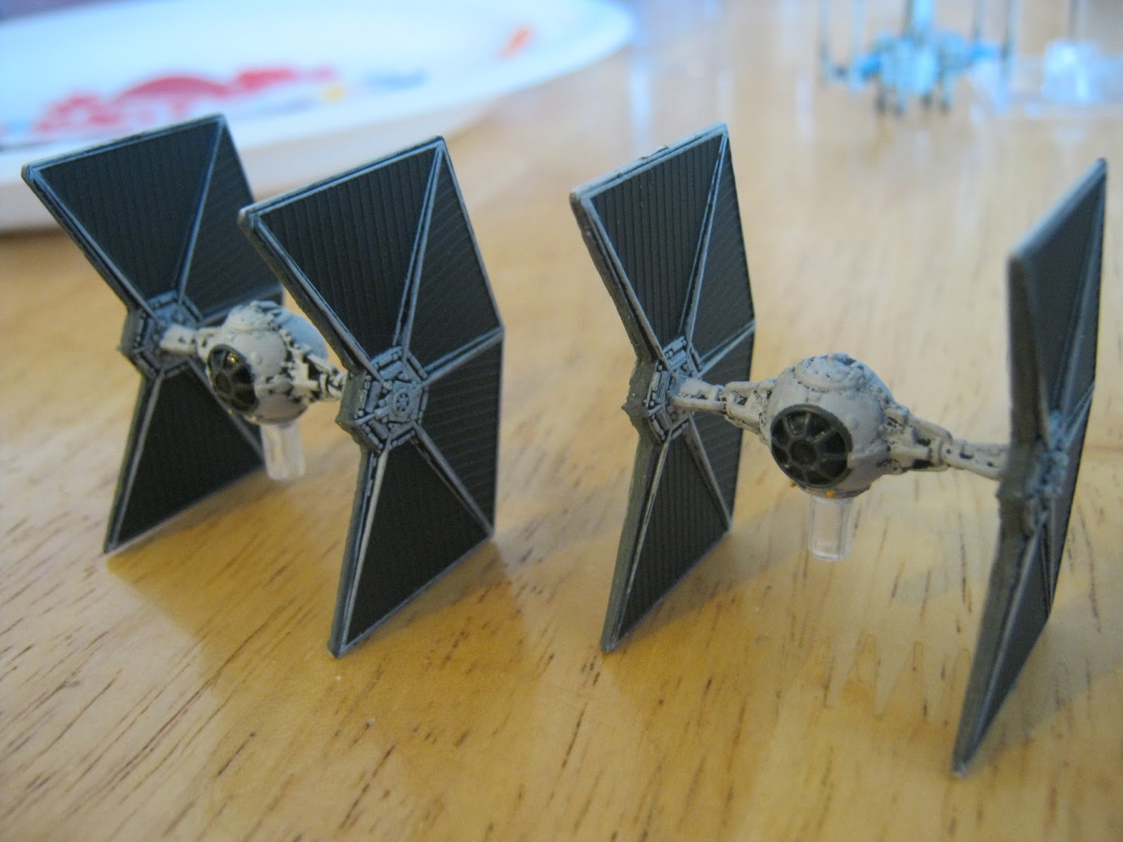 1600x1200 The Poor Grey Pilot - Tie Fighter Painting