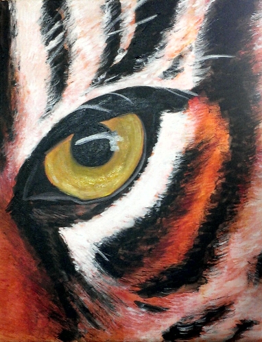 382x500 The Greene Turtle - Tiger Eye Painting