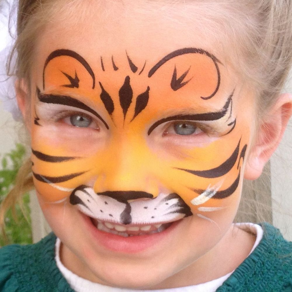 1000x1001 Face Painting Zootopia Judy, The Brave Police Bunny. Can Be Also - Tiger Face Painting