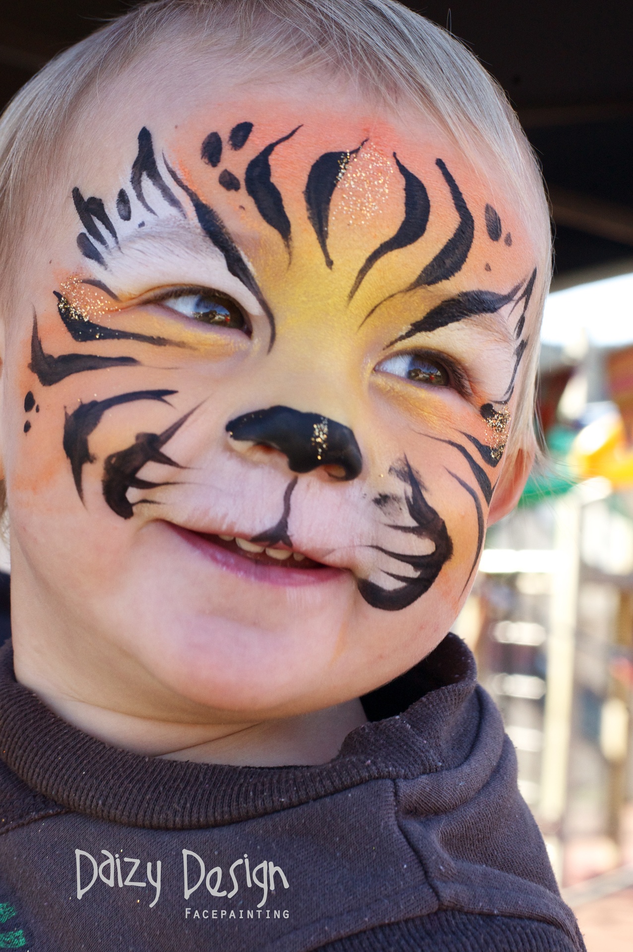 1276x1919 Amazing Kids' Face Painting Ideas By Christy Lewis - Tiger Face Painting