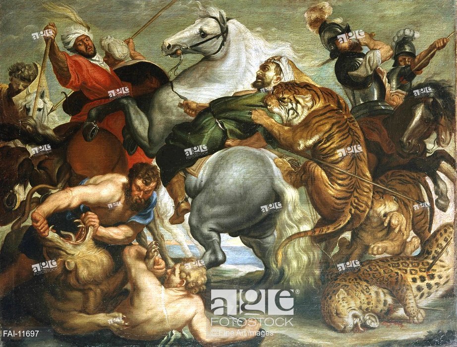 922x699 The Tiger And Lion Hunt. Rubens, Pieter Paul (1577 1640). Oil - Tiger Hunt Painting