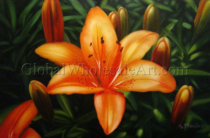 798x525 Gorgeous Tiger Lily - Tiger Lily Painting