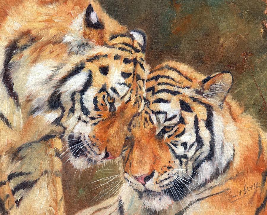 900x725 Tiger Paintings Fine Art America - Tiger Painting